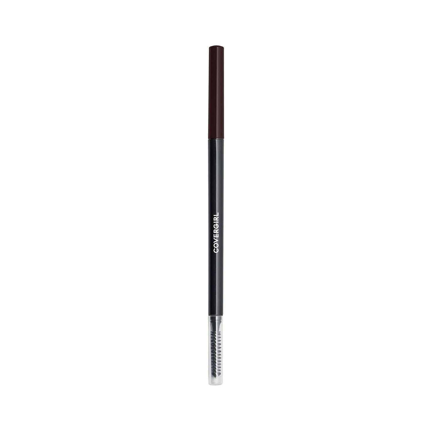COVERGIRL – Easy Breezy Brow Micro-Fine + Define Pencil, Micro-fine tip, no sharpening required, Built-in spoolie-brush, 100% Cruelty-Free