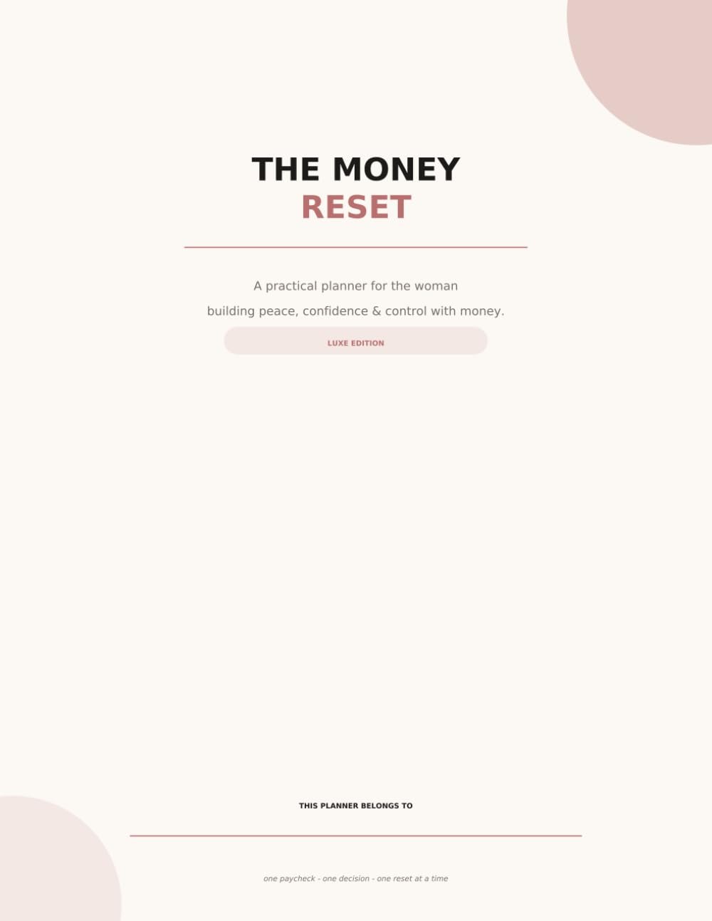 Reset & Rise: A Guided Self-Care Planner for Reflection, Goals & Becoming Your Best Self