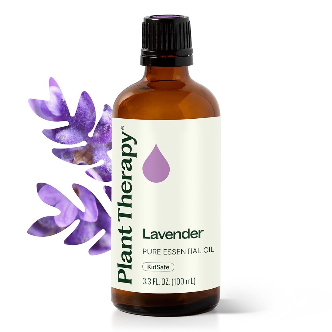 Plant Therapy Lavender Essential Oil, 100 mL (3.3 oz), Pure, Undiluted