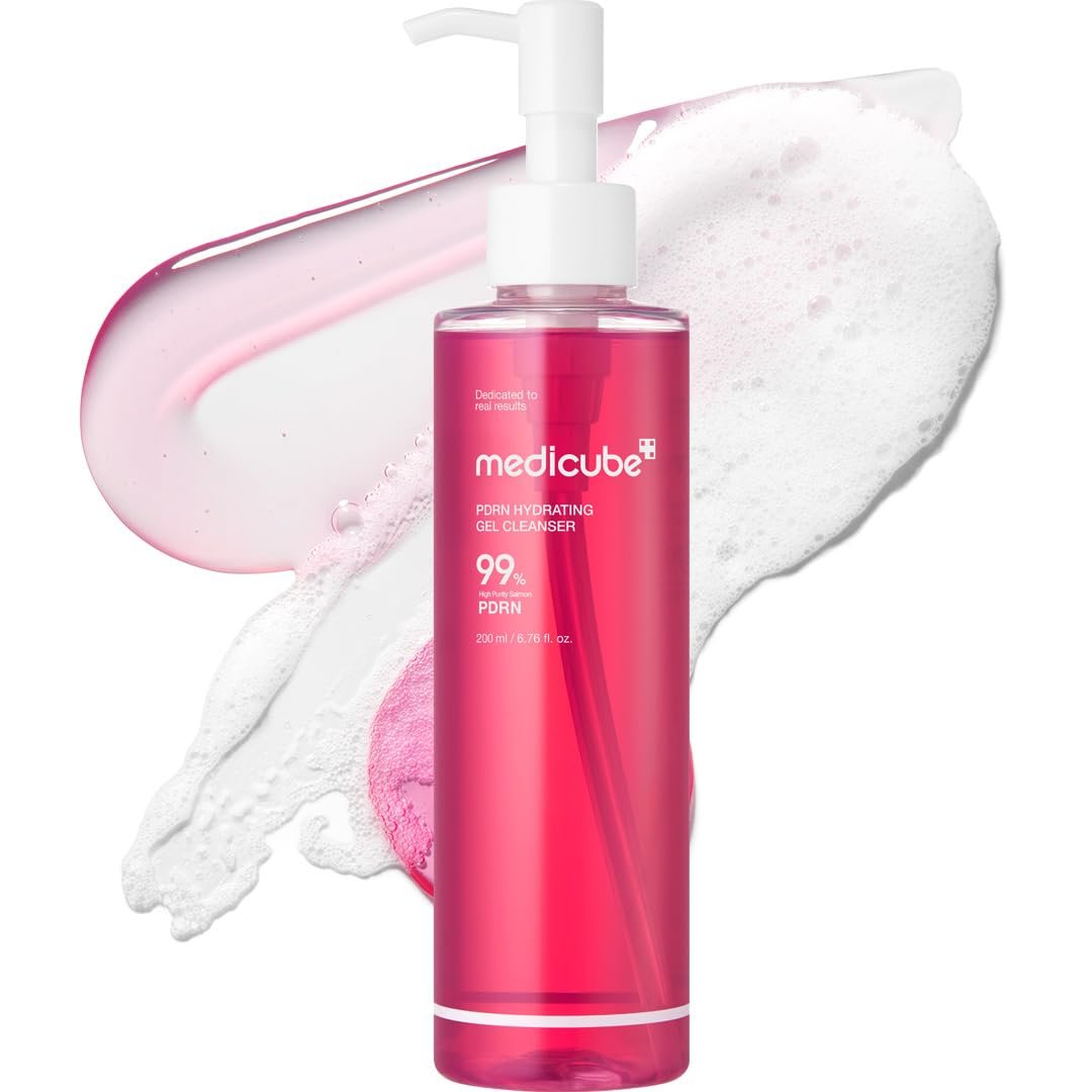 medicube PDRN Jelly to Foam Cleanser – Gentle Low pH Hydrating Cleanser