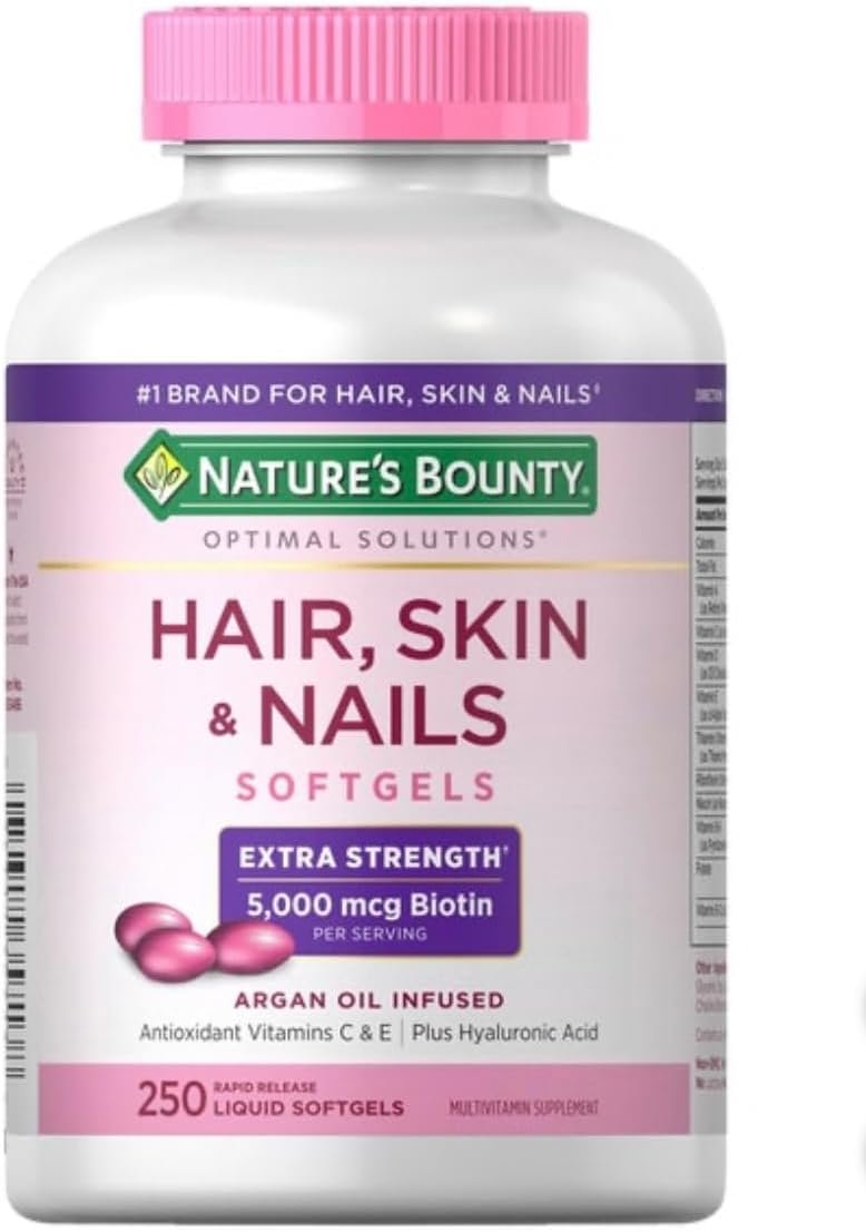 Nature’s Bounty Hair, Skin and Nails, 250 Softgels (2 Pack)