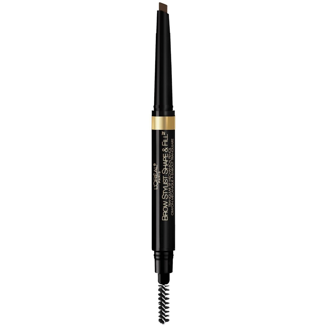L’Oreal Paris Brow Stylist Shape & Fill Mechanical Eye Brow Makeup Pencil, Dark Brunette, 0.008 oz.