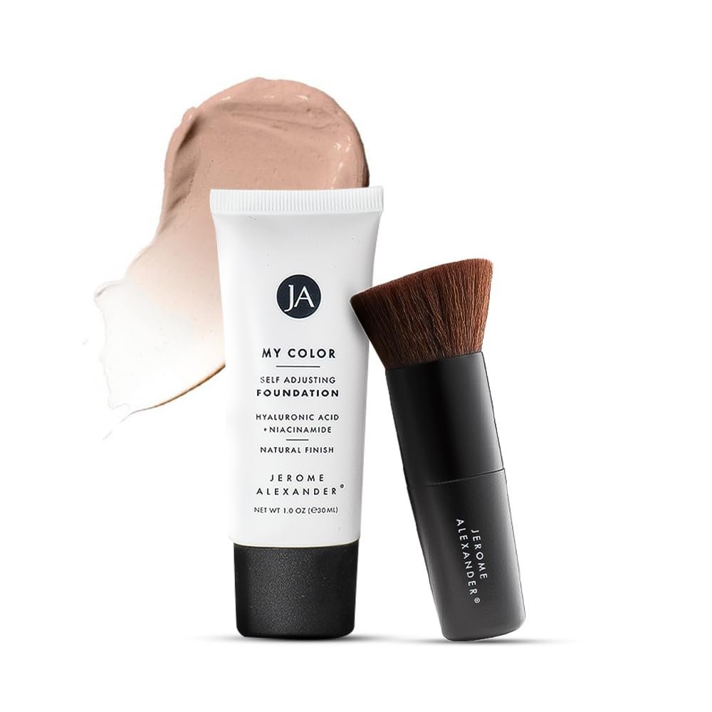 Jerome Alexander My Color Self-Adjusting Foundation 2pc Set - Medium