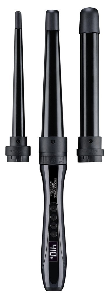 Paul Mitchell Unclipped 3-in 1 Ceramic Interchangeable Curling Wand for Multiple Hairstyles