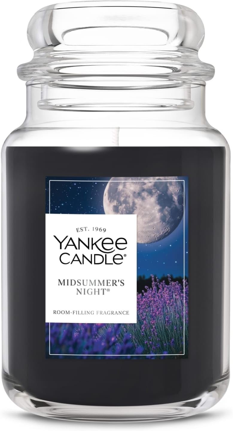 Yankee Candle MidSummer’s Night Scented Candle, 22oz Large Jar