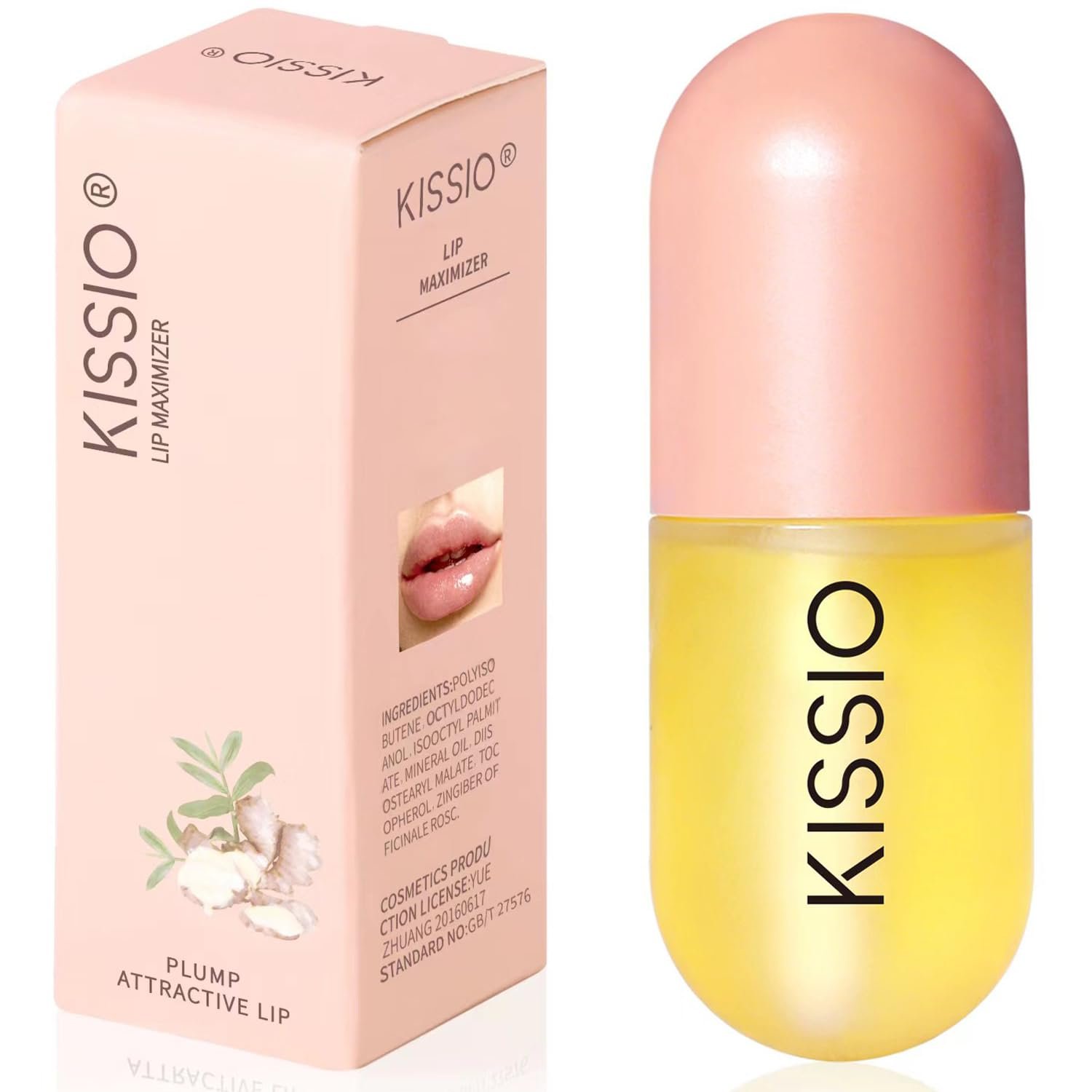 KISSIO Lip Plumper,Natural Lip Plumper for Day Use