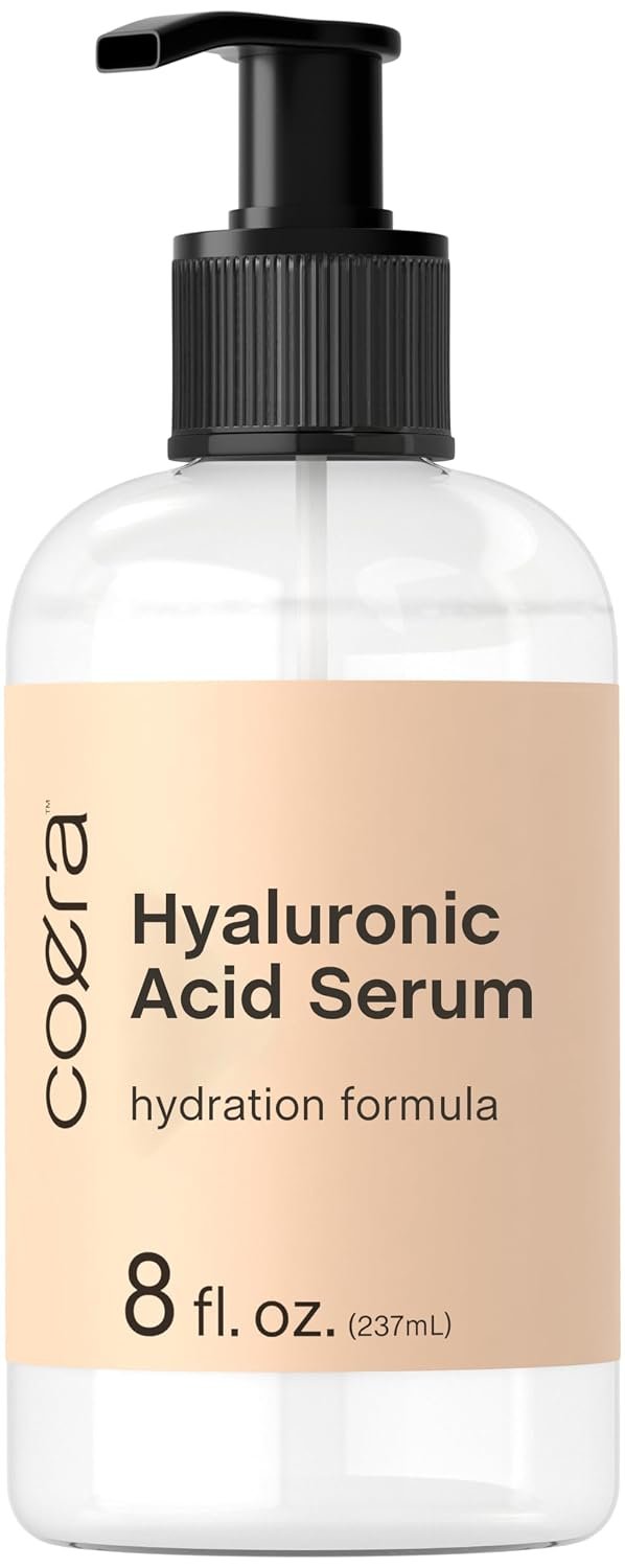 Coera Hyaluronic Acid Serum | 8 fl oz | Moisturizing and Hydrating