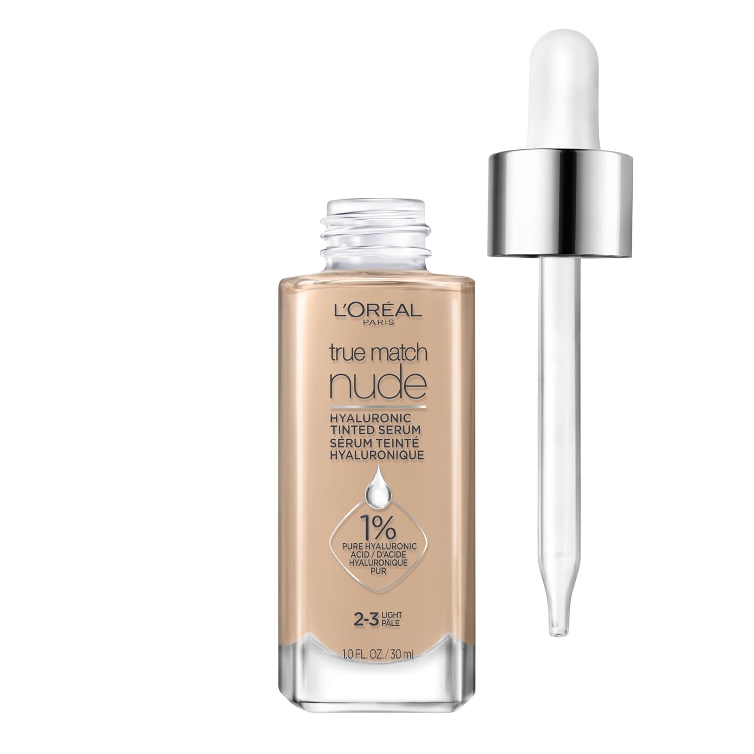 L’Oreal Paris True Match Nude Tinted Serum Foundation, Light 2-3
