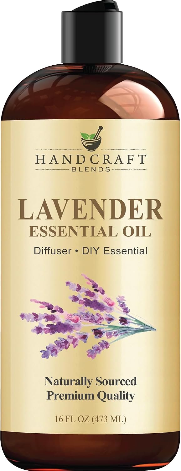 Handcraft Blends Lavender Essential Oil – Huge 16 Fl Oz