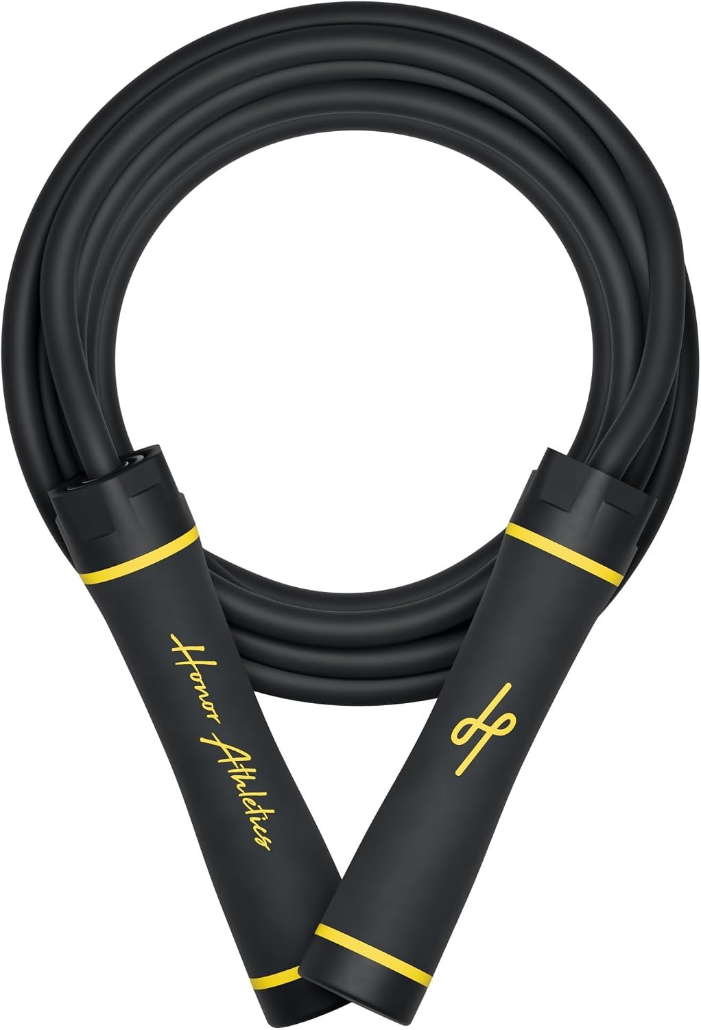 Honor Athletics 3.0 Muay Thai Style Weighted Jump Rope/Crafted for High-Intensity Training/Muay Thai & MMA – Lasting PVC Jump Rope – Heavy 1.1lb PVC Jump Ropes for Fitness