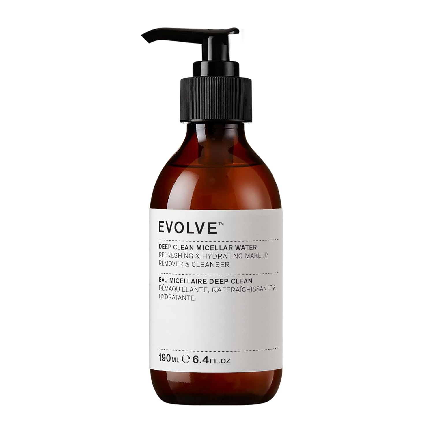 Evolve Organic Beauty – Natural Deep Clean Micellar Water | Small-Batch, Vegan Clean Beauty (6.4 fl oz | 190 mL)