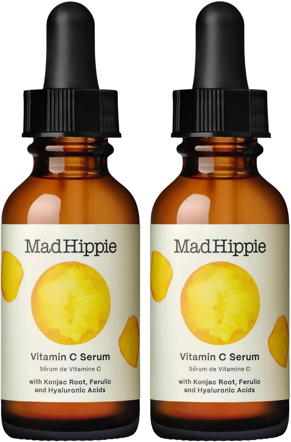 Mad Hippie Vitamin C Serum 2-Pack, Ferulic Acid + Vitamin E, 1.02 Fl Oz Ea
