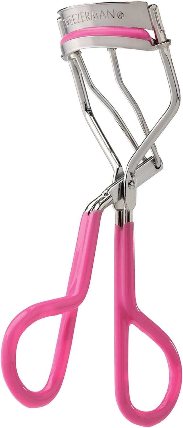 Tweezerman Comfort Grip Eyelash Curler for All Eye Shapes Neon Pink