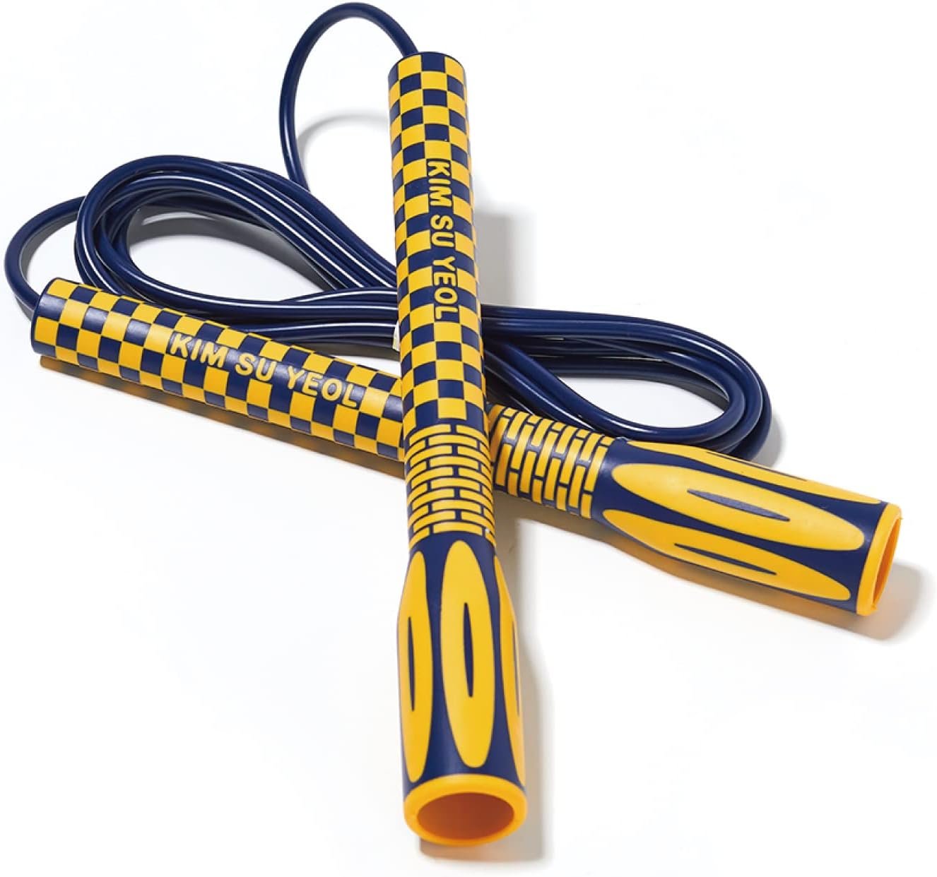 Skipping Jump Rope for Fitness Workout – Light Weight, Adjustable, Tangle Free, Excellent line control for Cardio Boxing, CrossFit, Training Exercise All Ages and Gender ( Special Luxury, KA-220, Made in Korea)