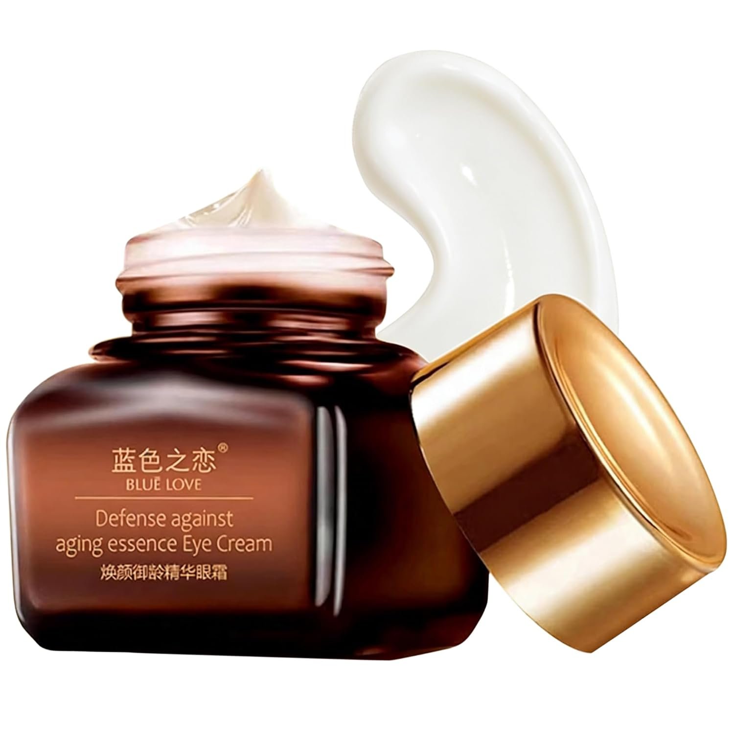 BLUE LOVE Eye Cream for Puffiness – Under Eye Bags & Dark Circles, 0.71 oz