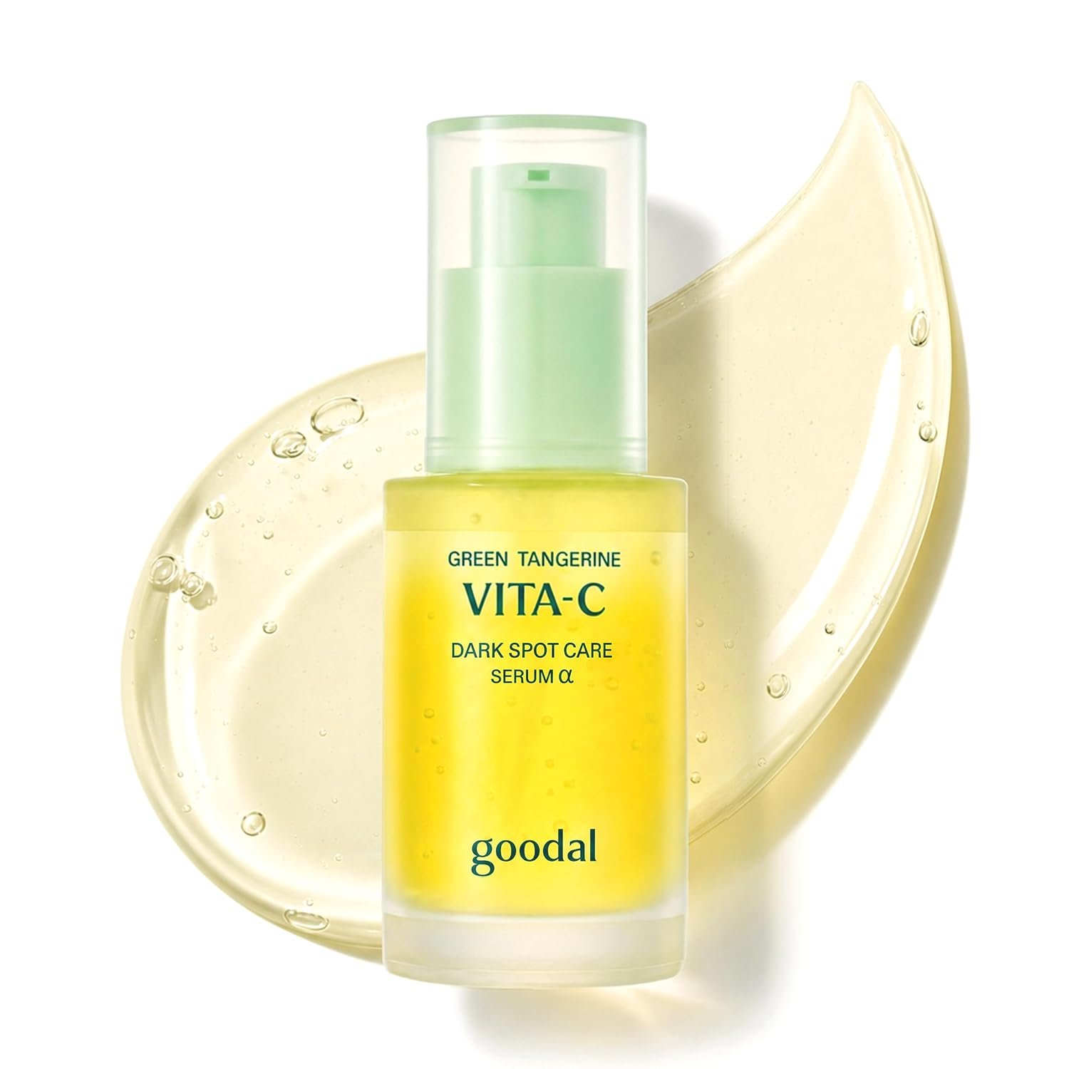 GOODAL Vitamin C Dark spot brightening Serum | 5% Niacinamide & Green Tangerine Exosome | Gentle Daily Facial Serum for Radiant Glow Skin | Korean Skincare | 1.01 fl oz (30ml)
