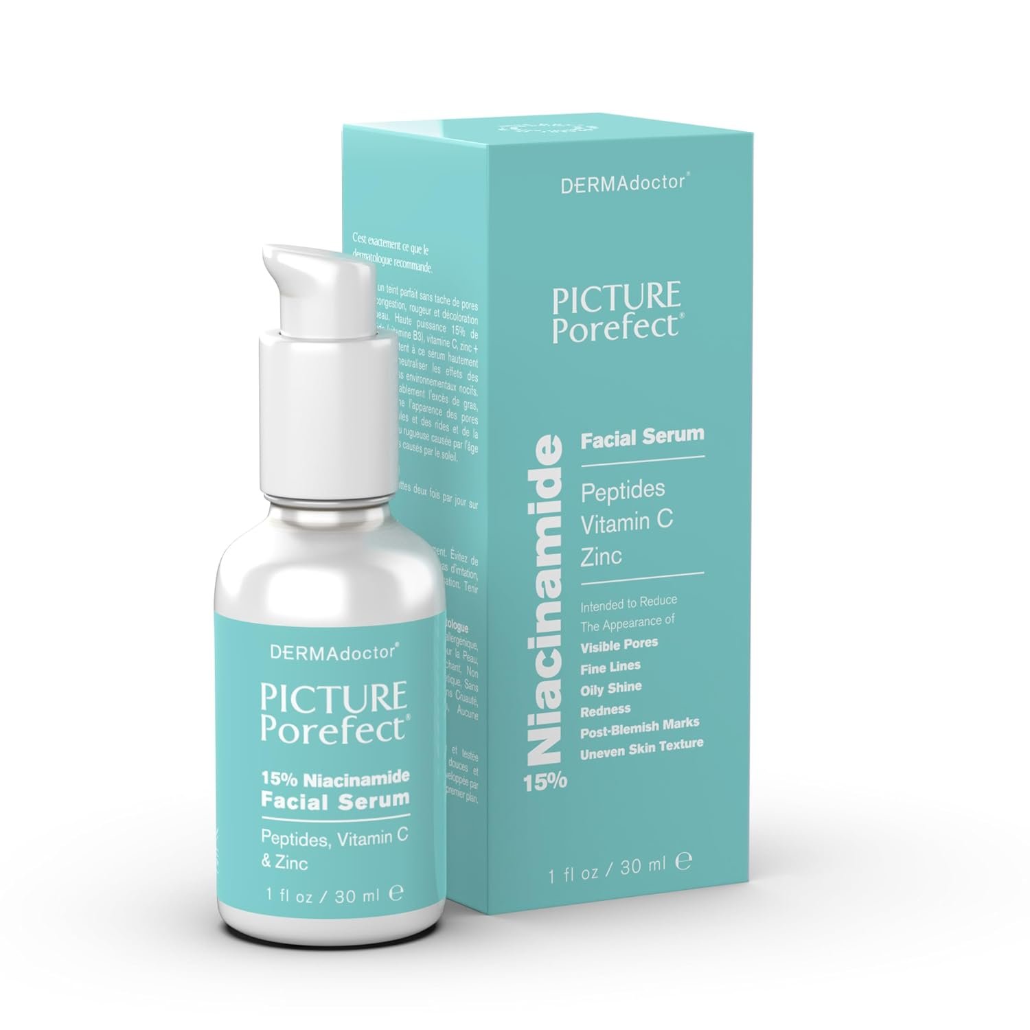 DERMAdoctor Niacinamide Pore Minimizer Serum for Oily Skin, 1.01 oz