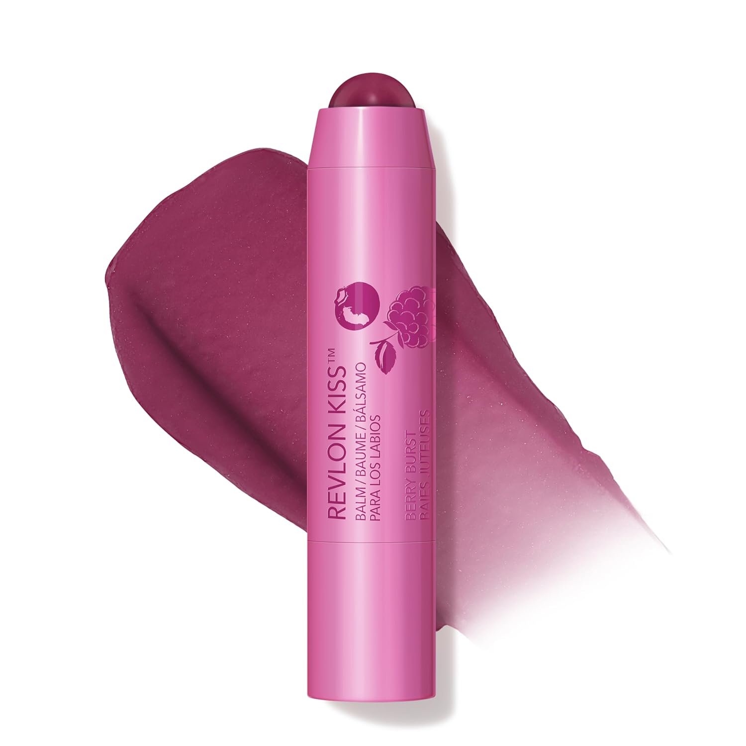 Revlon Kiss Balm with Sunscreen SPF 20, 035 Berry Burst, 0.09 oz