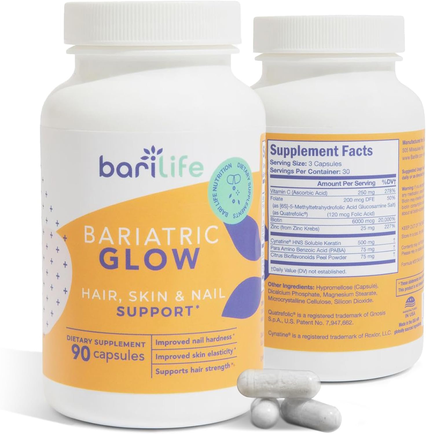 Bari Life Hair, Skin & Nails Supplement