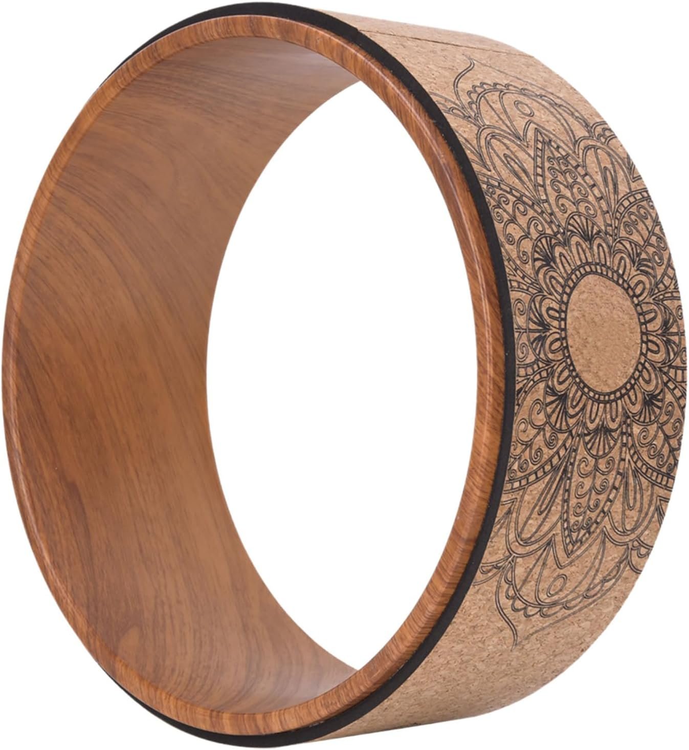 Cryfokt Yoga Wheel, High Density PU Roller for Back Pain Relief