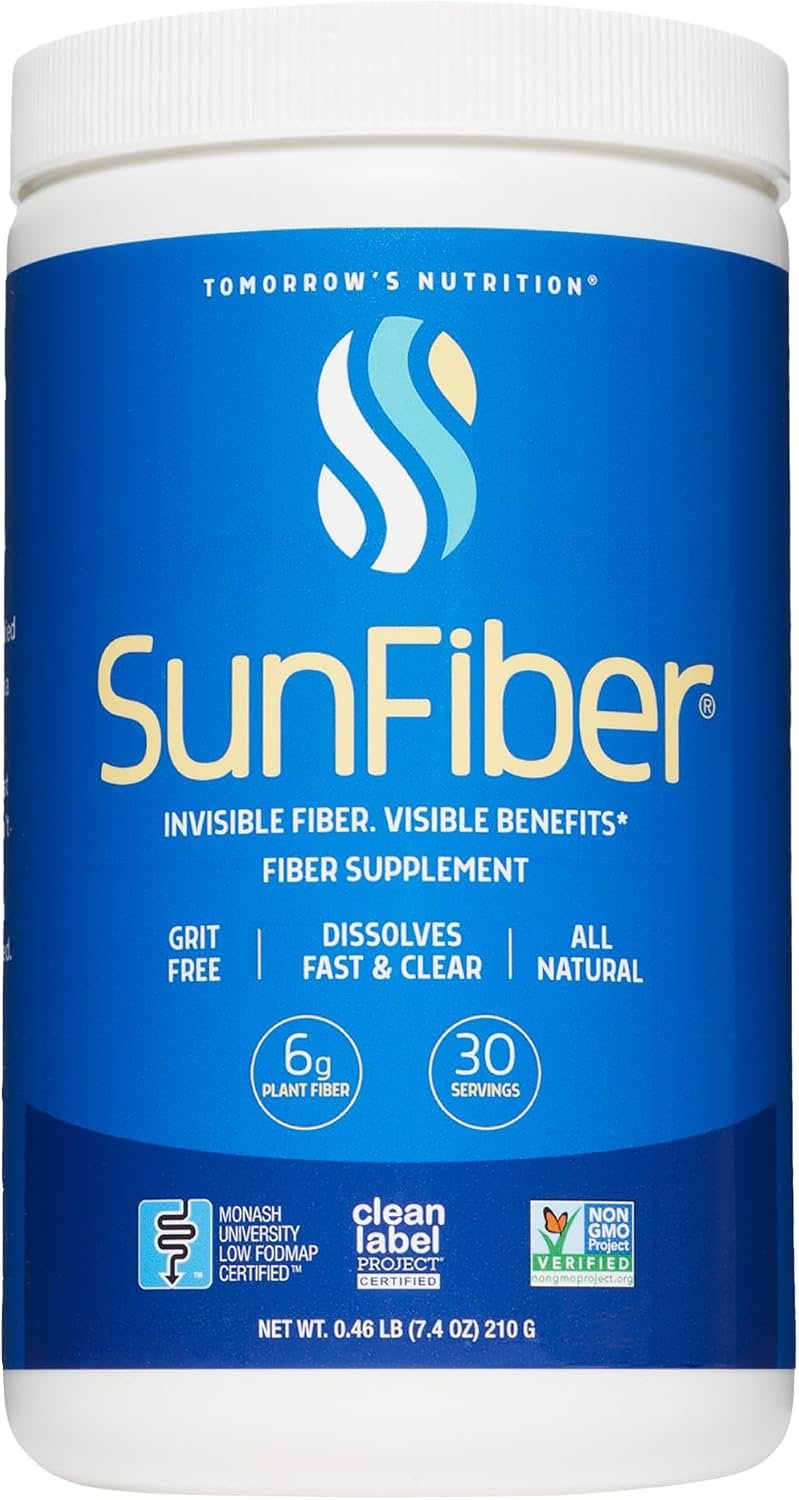 Tomorrow's Nutrition, Fiber, GLP-1 Friendly, Made with Sunfiber, Unflavored