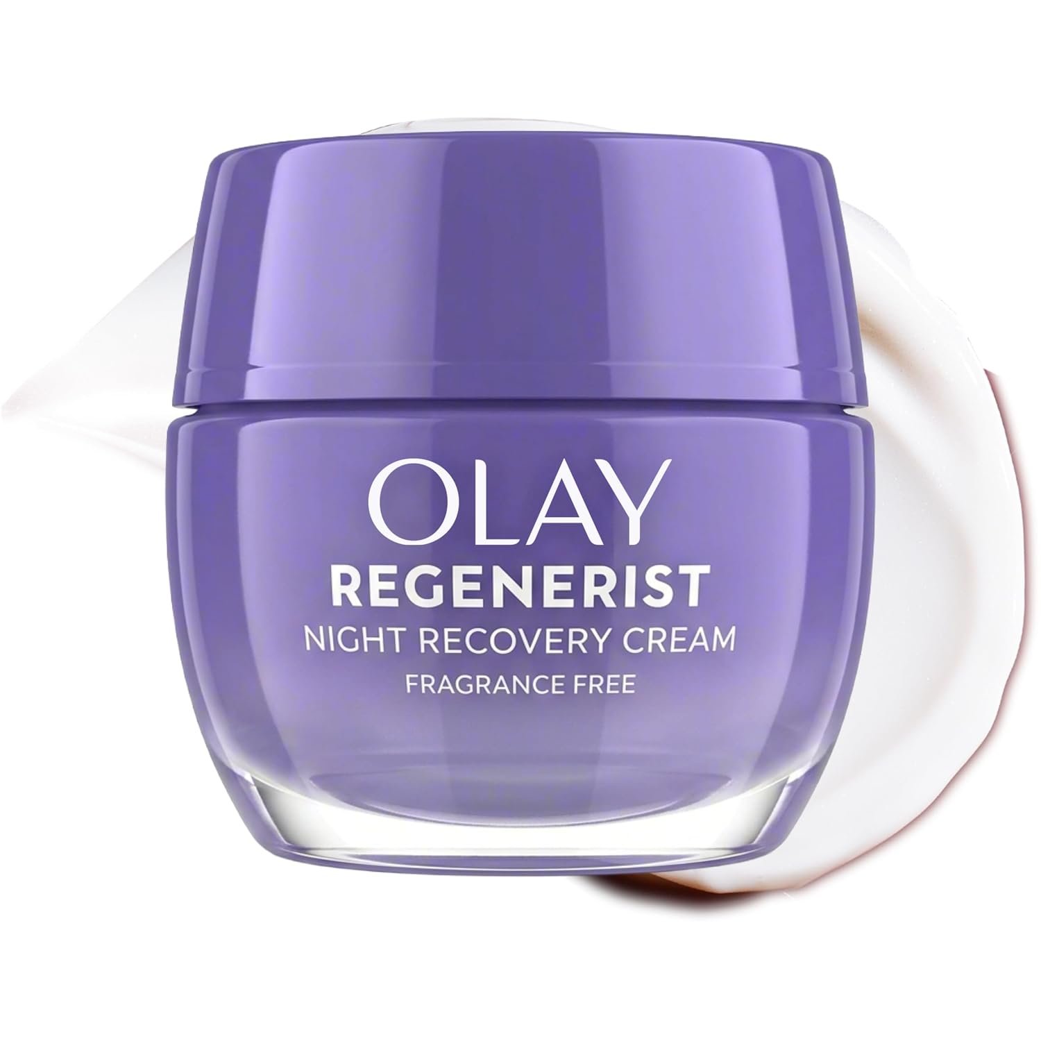 Olay Night Cream for Face, Anti-Aging Face Moisturizer for Women – Fragrance-Free Skin Care, Anti-Wrinkle, Exfoliate, Smooths Texture – Triple Collagen Cream, Niacinamide, Pro-Vitamin B5, 1.7Oz