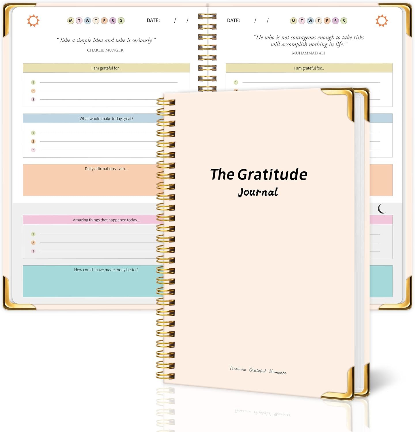 The Gratitude Journal for Women＆Men – 5 Minute Daily Gratitude Practice