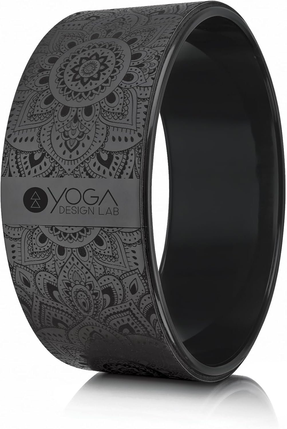 YOGA DESIGN LAB | THE YOGA WHEEL | Eco Printed, Extra Strength, Padded, Dharma Exercise Wheel | Designed in Bali | Enhance Your Postures and Stretch Deeper