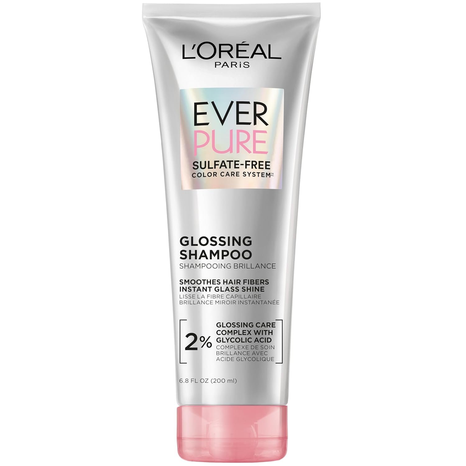 L’Oreal Paris Sulfate Free Glossing Shampoo for Dry Dull Hair, 6.8 Fl Oz