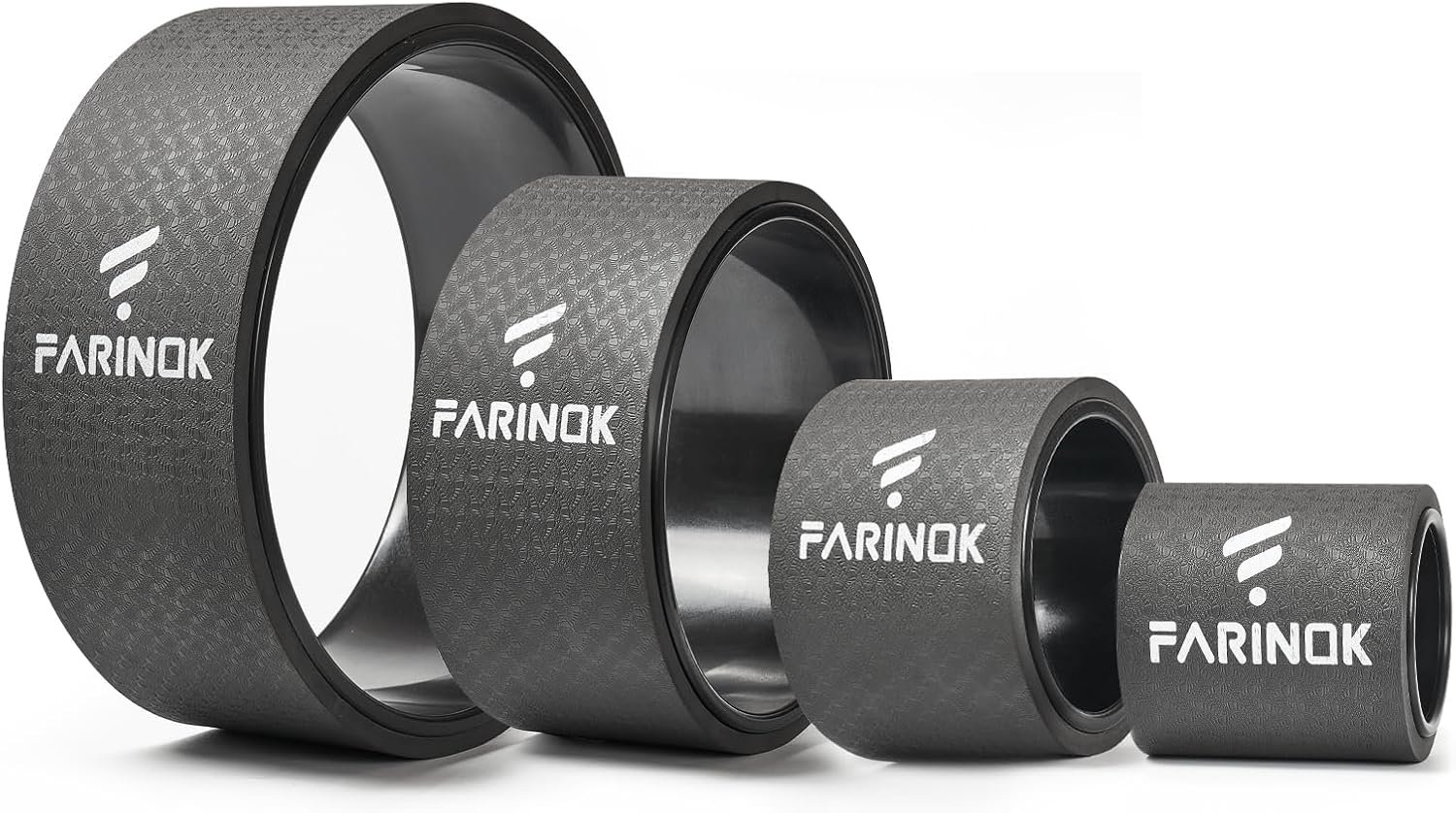 Yoga Wheel for Back Pain Relief, Back Roller Wheel with Extra Cushion