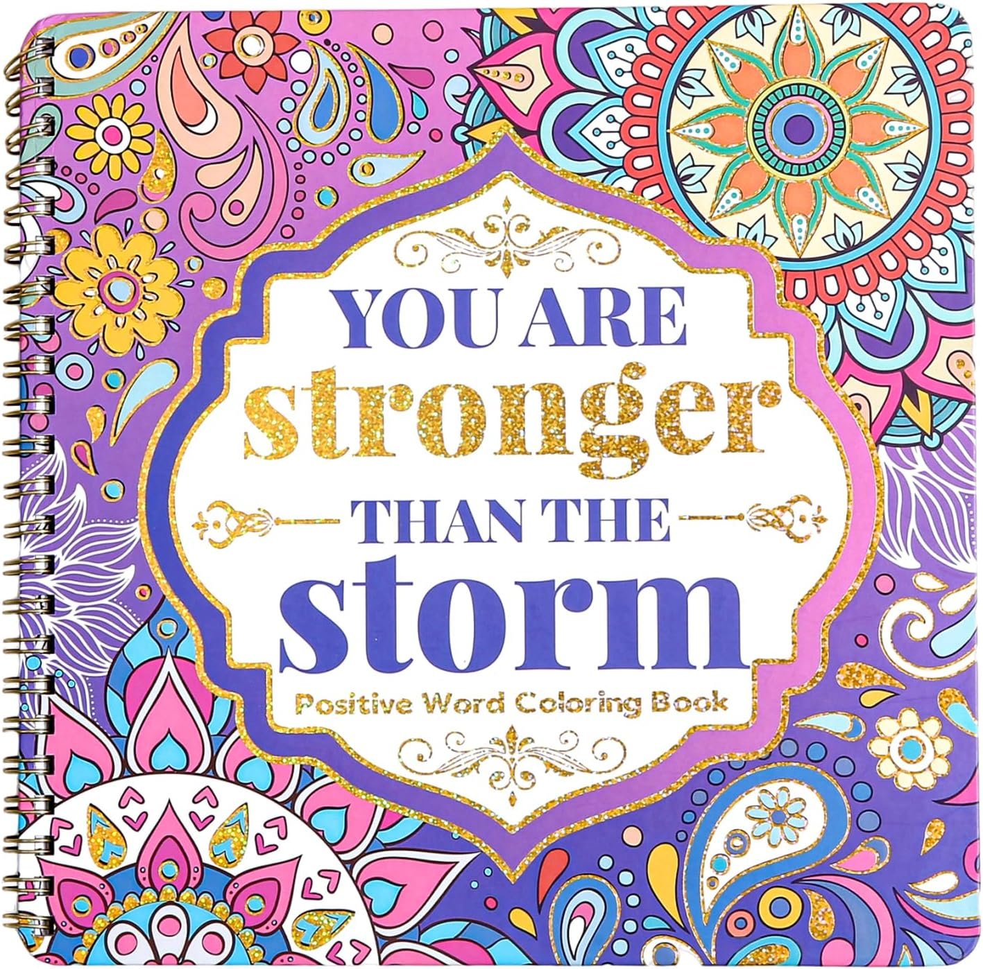 Women’s Coloring Book for Adults 30 Pages Inspirational Quotes