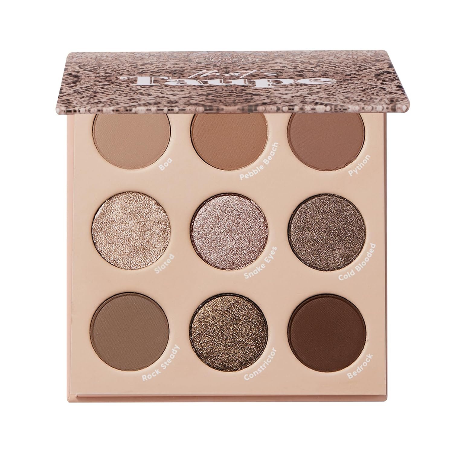 ColourPop That’s Taupe Eyeshadow Palette – Cool-Toned Shadow Palette with Metallic and Matte Finishes – High-Pigment Eye Makeup with a Long-Wearing Formula (0.3 oz)