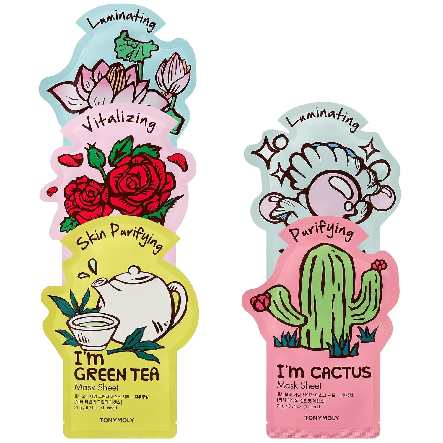TONYMOLY I’m Face Sheet Masks – Hydrating & Soothing Korean Skincare