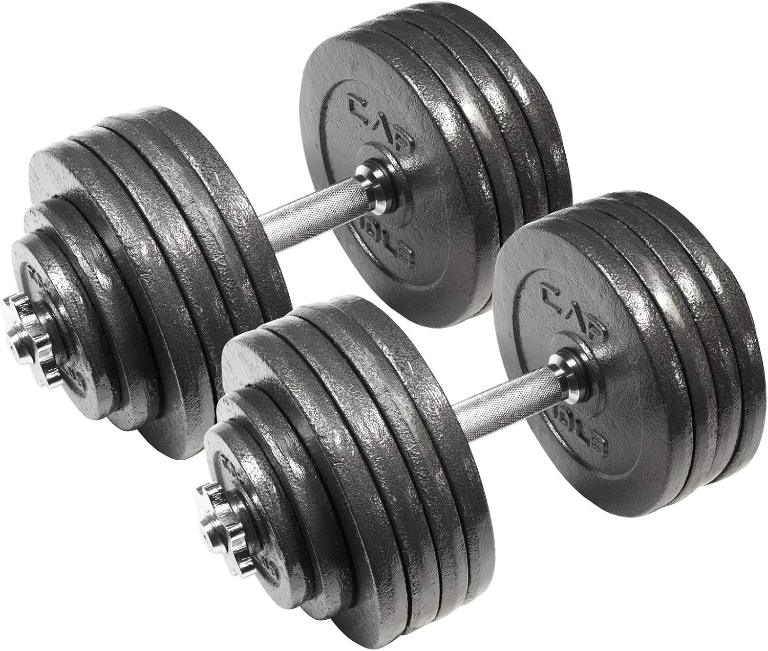 CAP Adjustable Cast Iron Dumbbell Weight Sets, Singles & Pairs