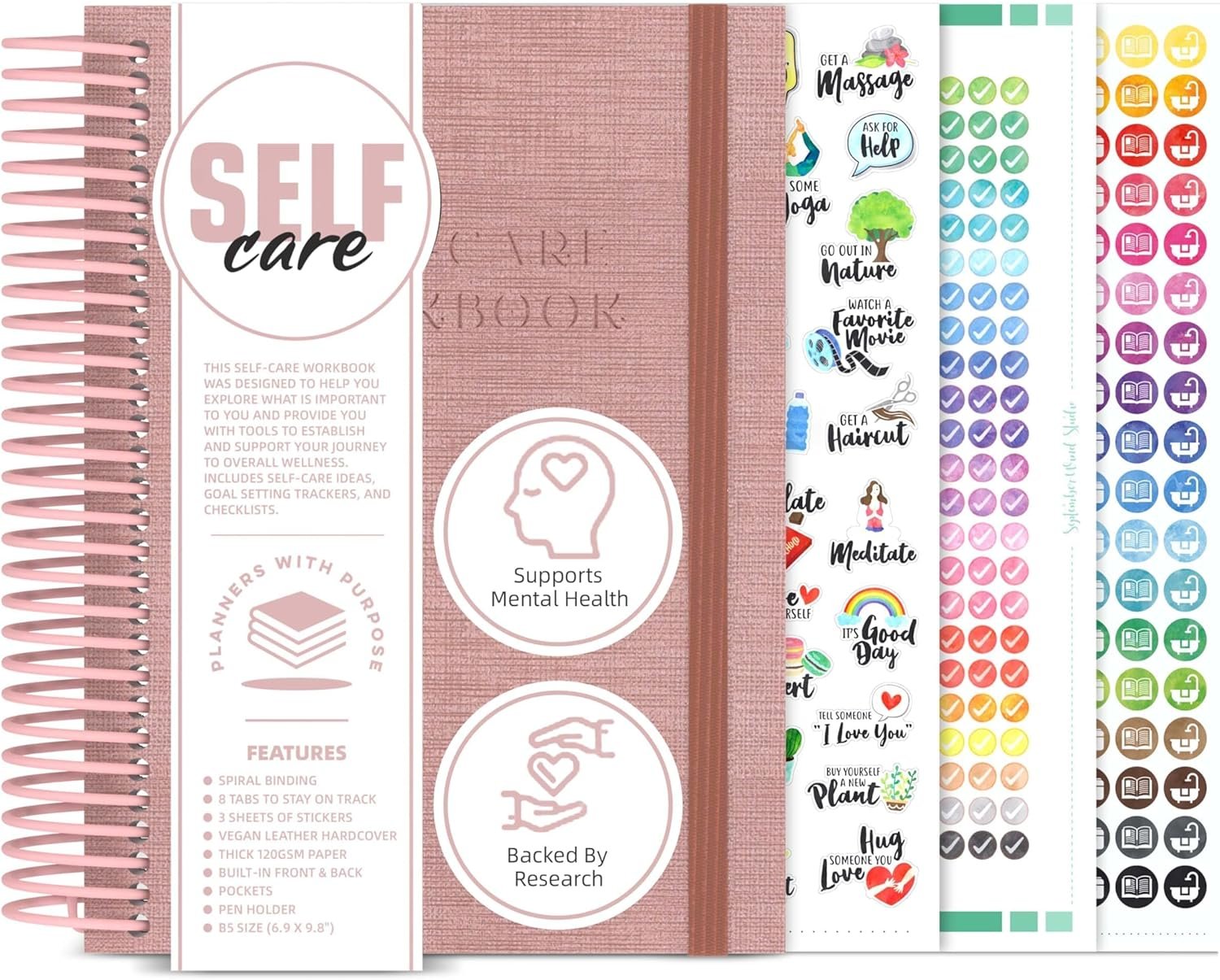 Planners with Purpose Self Care Journal, Self Love Workbook for Women