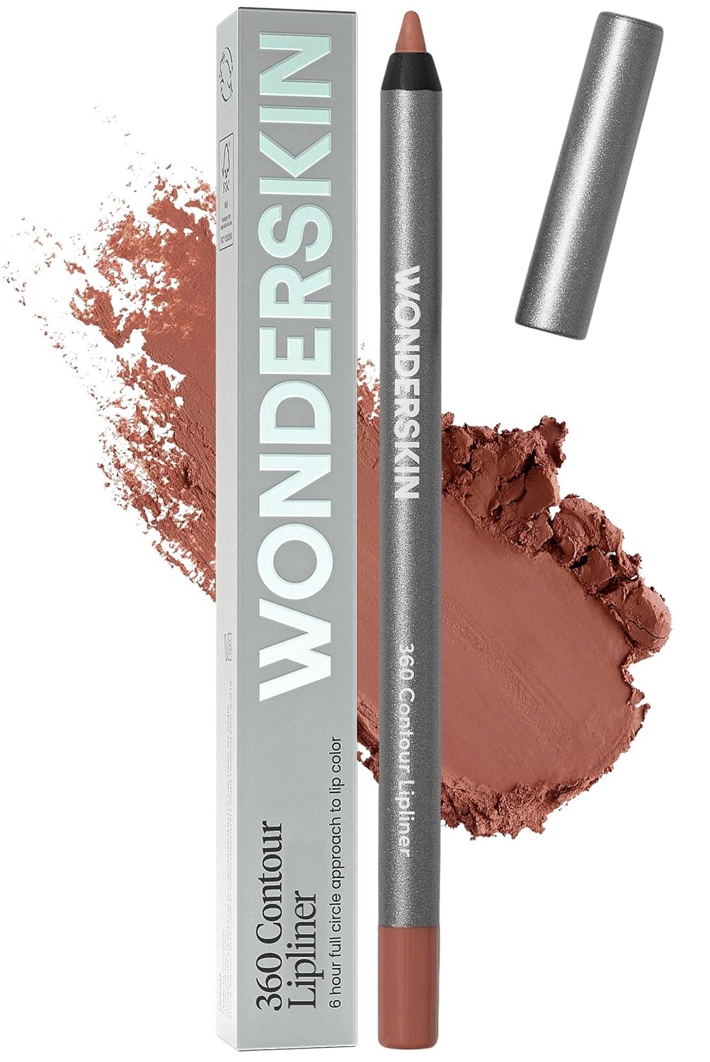 Wonderskin Lipliner Pencil – 360 Contour Lipliner, Longwear, Waterproof