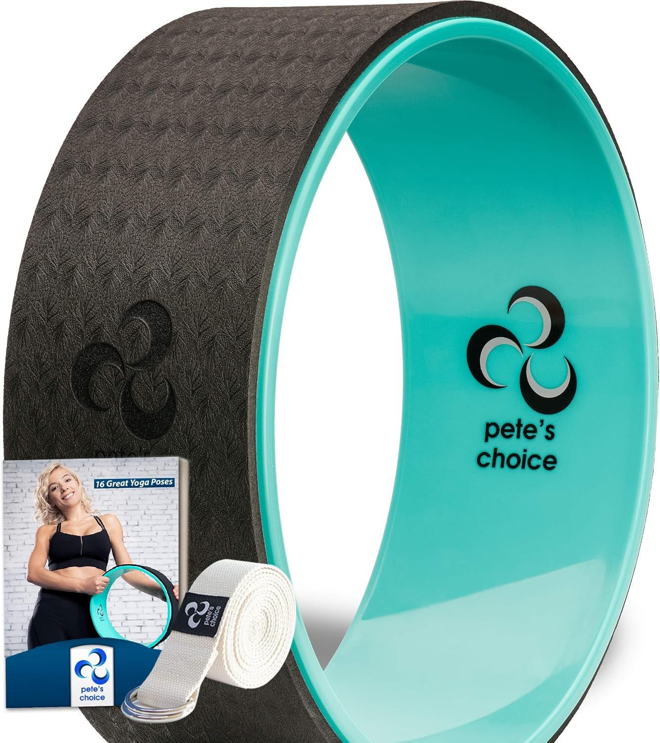 Yoga Wheel for Back Pain Relief – Beginners Guide & Strap Included